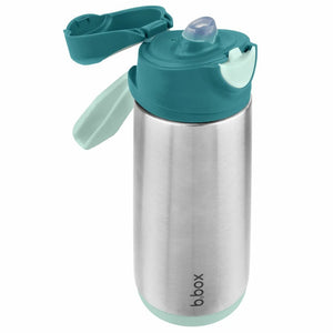 b.box Insulated Sport Spout Bottle 500ml - Emerald Forest