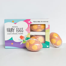 Load image into Gallery viewer, Bath Buddies Fairy Eggs - 4 Bath Sprudel Fizzers
