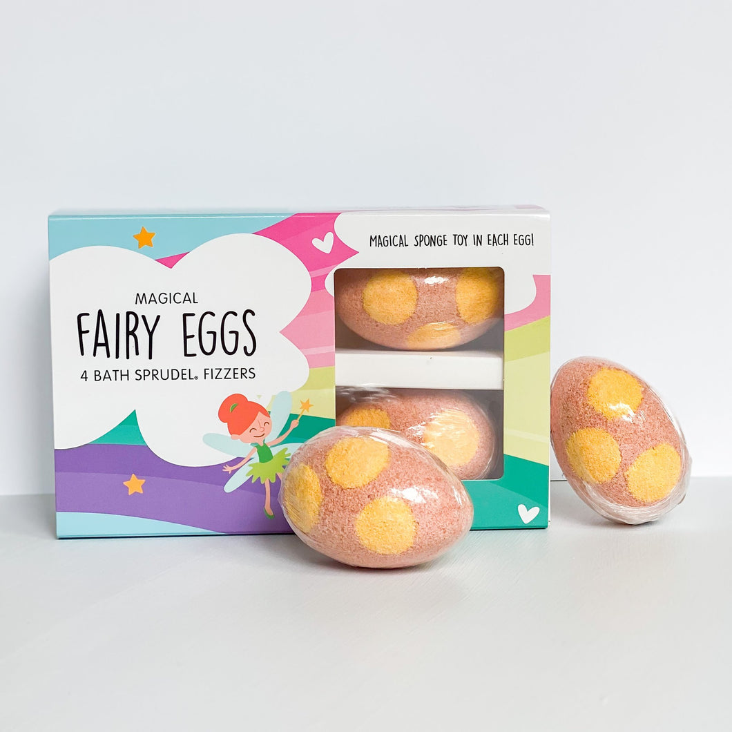 Bath Buddies Fairy Eggs - 4 Bath Sprudel Fizzers