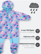 Load image into Gallery viewer, Therm All-Weather Fleece Onesie - Electric Floral
