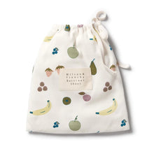 Load image into Gallery viewer, Wilson &amp; Frenchy Organic Rib Bassinet Sheet - Fruity
