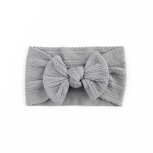 Load image into Gallery viewer, Mod &amp; Tod Cable Bow Headband - Grey

