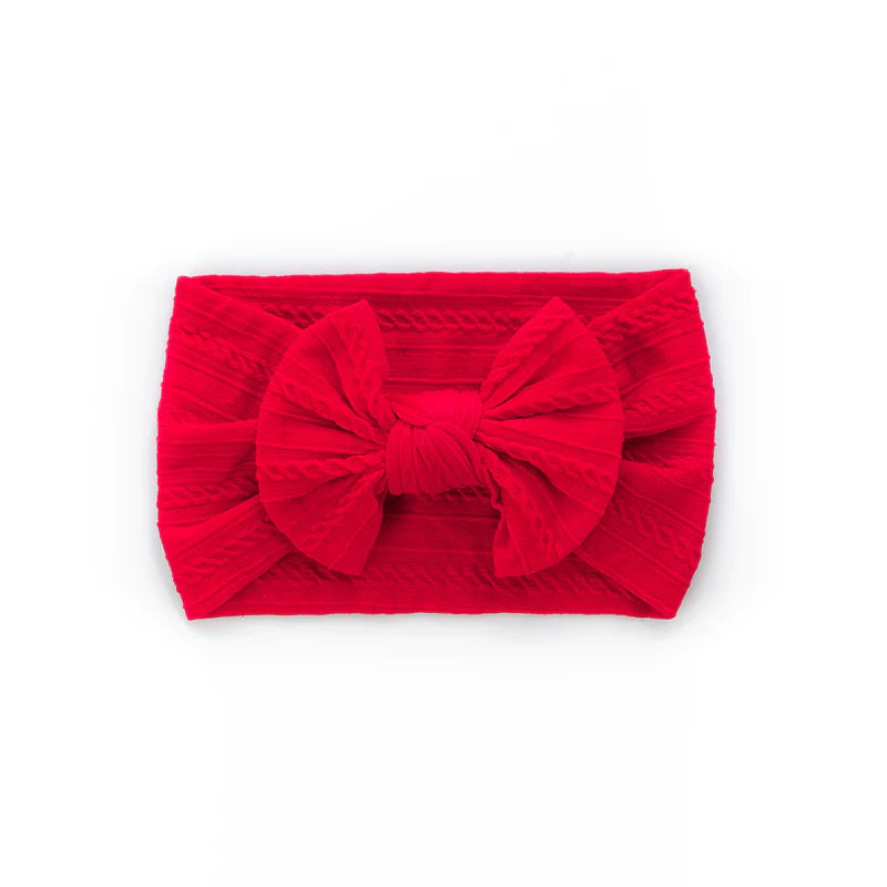 Mod & Tod Cable Bow Headband - Red