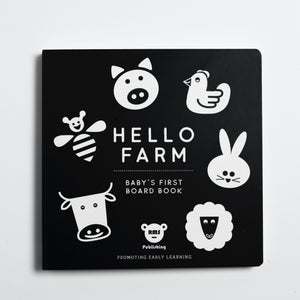 Hello Farm Baby's First Black & White Board Book