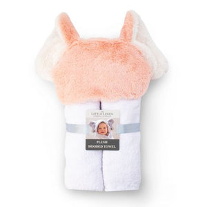 The Little Linen Company Plush Hooded Towel - Choose your colour