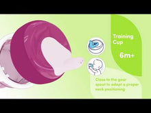 Load and play video in Gallery viewer, Chicco Semi Soft Bite Proof Training Cup with Handles 6m+
