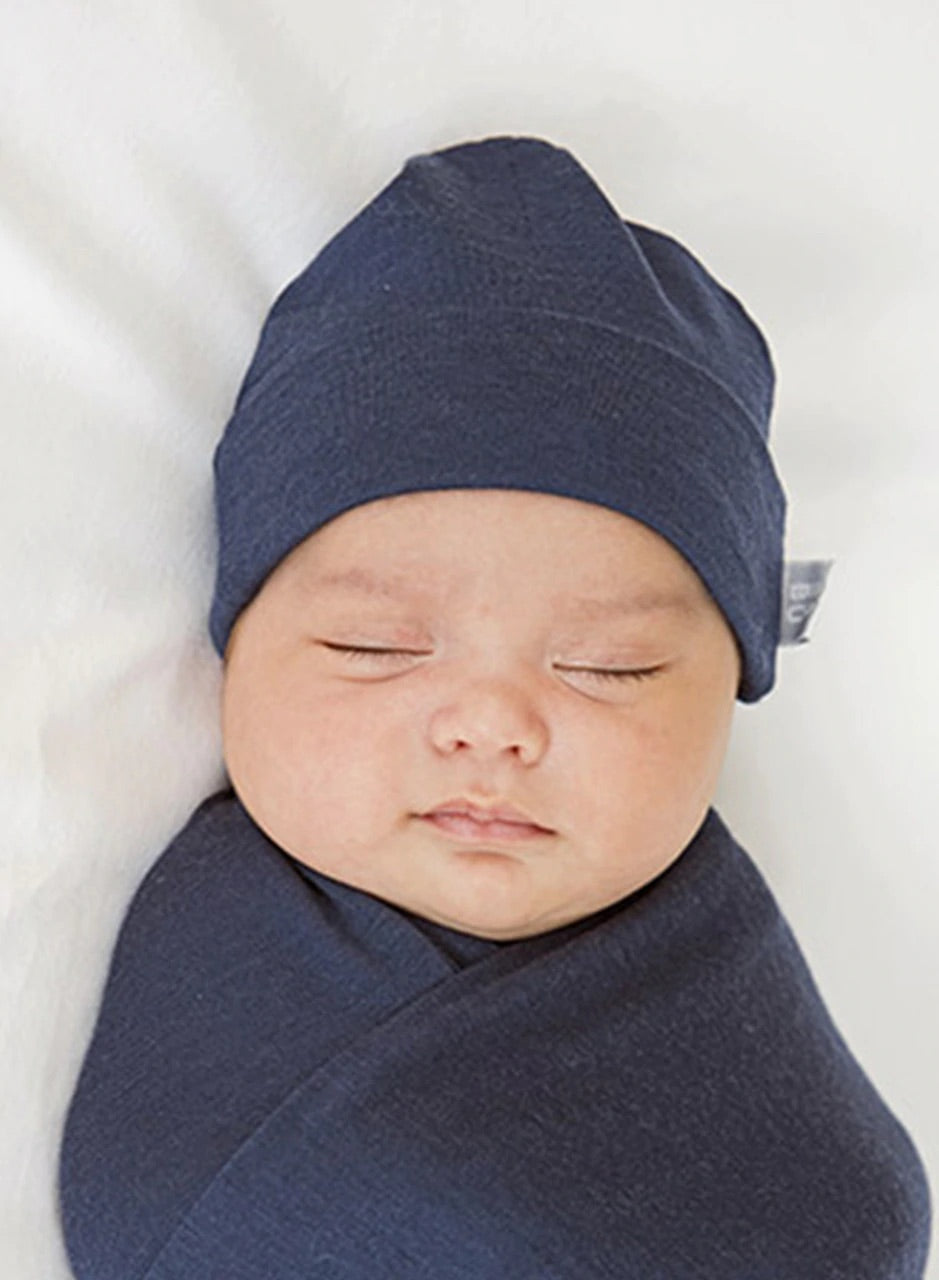 Babu Merino Baby Beanie - Choose Your Colour