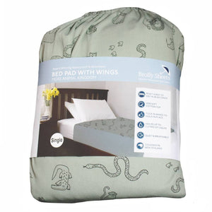 Brolly Sheet with Wings - Single Bed Size - Animal Kingdom