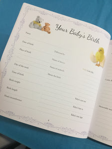 My Baby Record Book (Yellow)