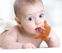 Load image into Gallery viewer, Haakaa Silicone Crown Teether - Amber or Clear
