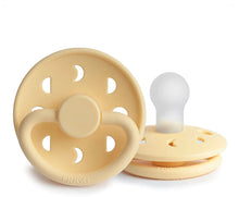 Load image into Gallery viewer, Frigg Silicone Pacifier 2 pack - Moon Phase - Pale Daffodil

