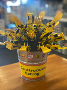Constructive Eating Construction Individual Utensils