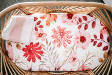 Load image into Gallery viewer, Saylor Mae Fitted Bassinet Sheet/Change Mat Cover - Blossom
