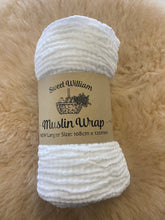 Load image into Gallery viewer, Sweet William Muslin Baby Wrap XL

