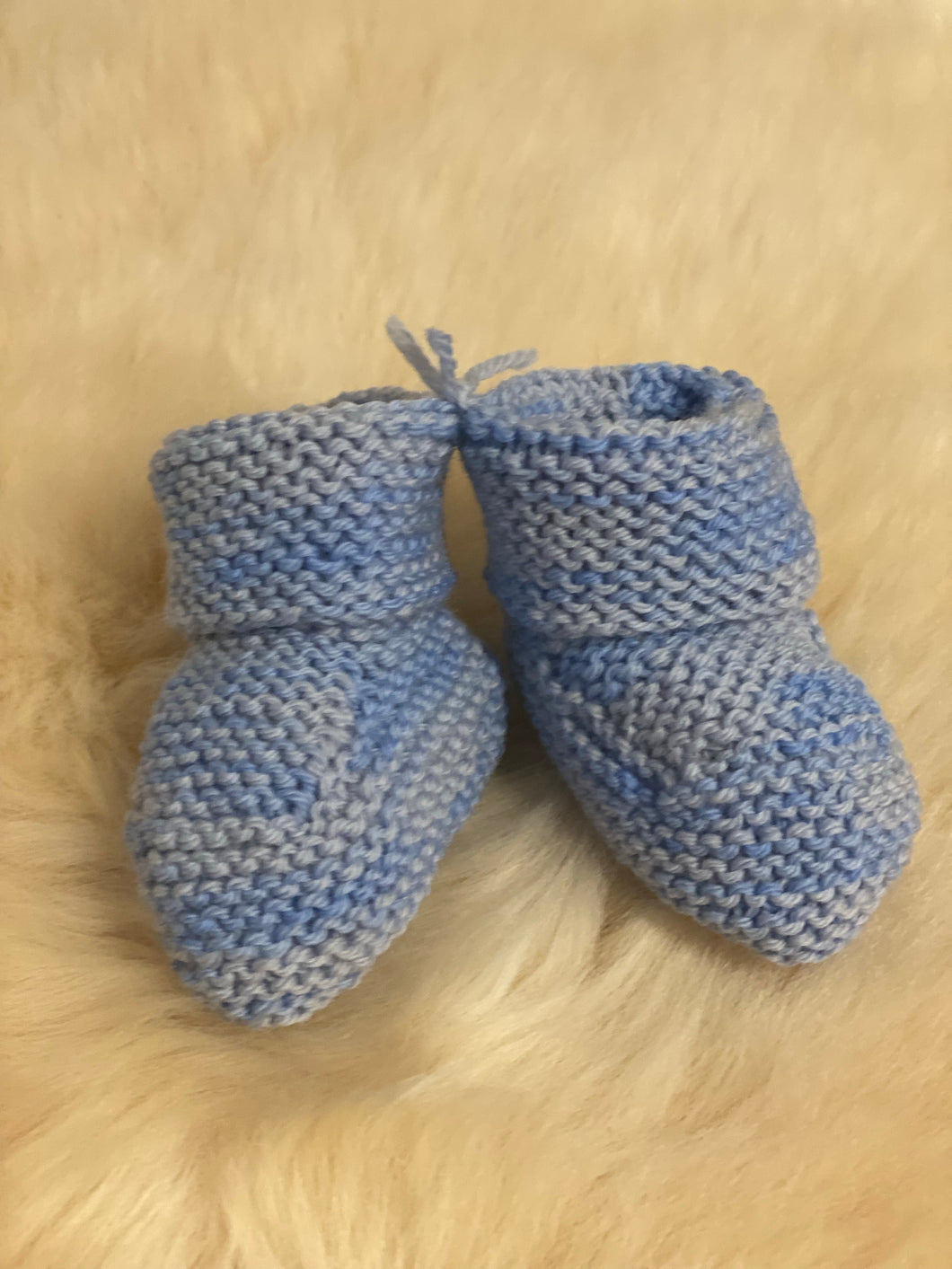 Knitted Booties & Beanies - 0-3 months - Choose your colour