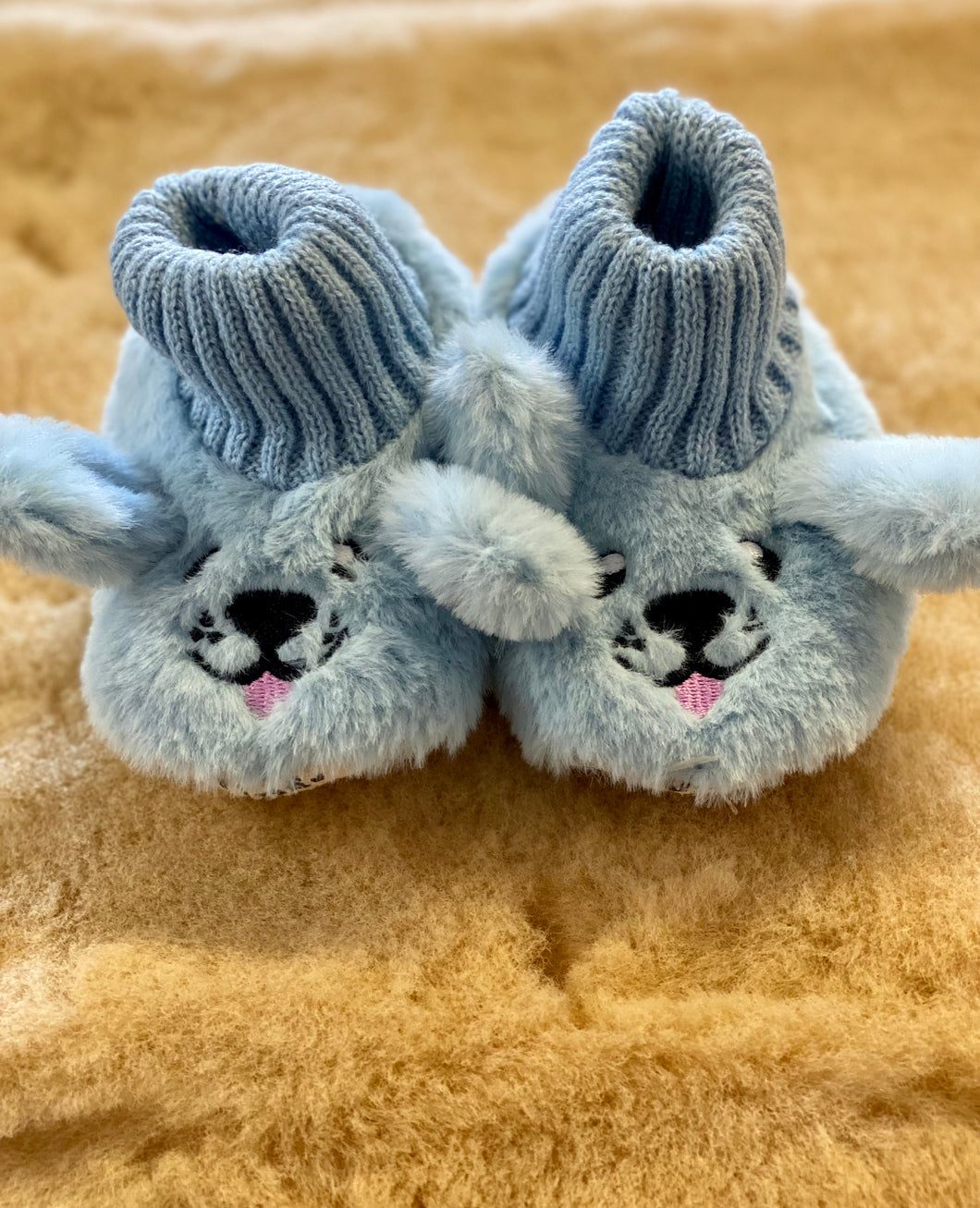 SnuggUps Non-Slip Slippers For Toddlers - Blue Dog