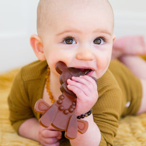 Little Bamber - Amber Infused Natural Rubber Teething Toy - World First!