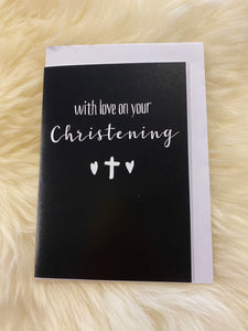 With Love On Your Christening Greeting Card