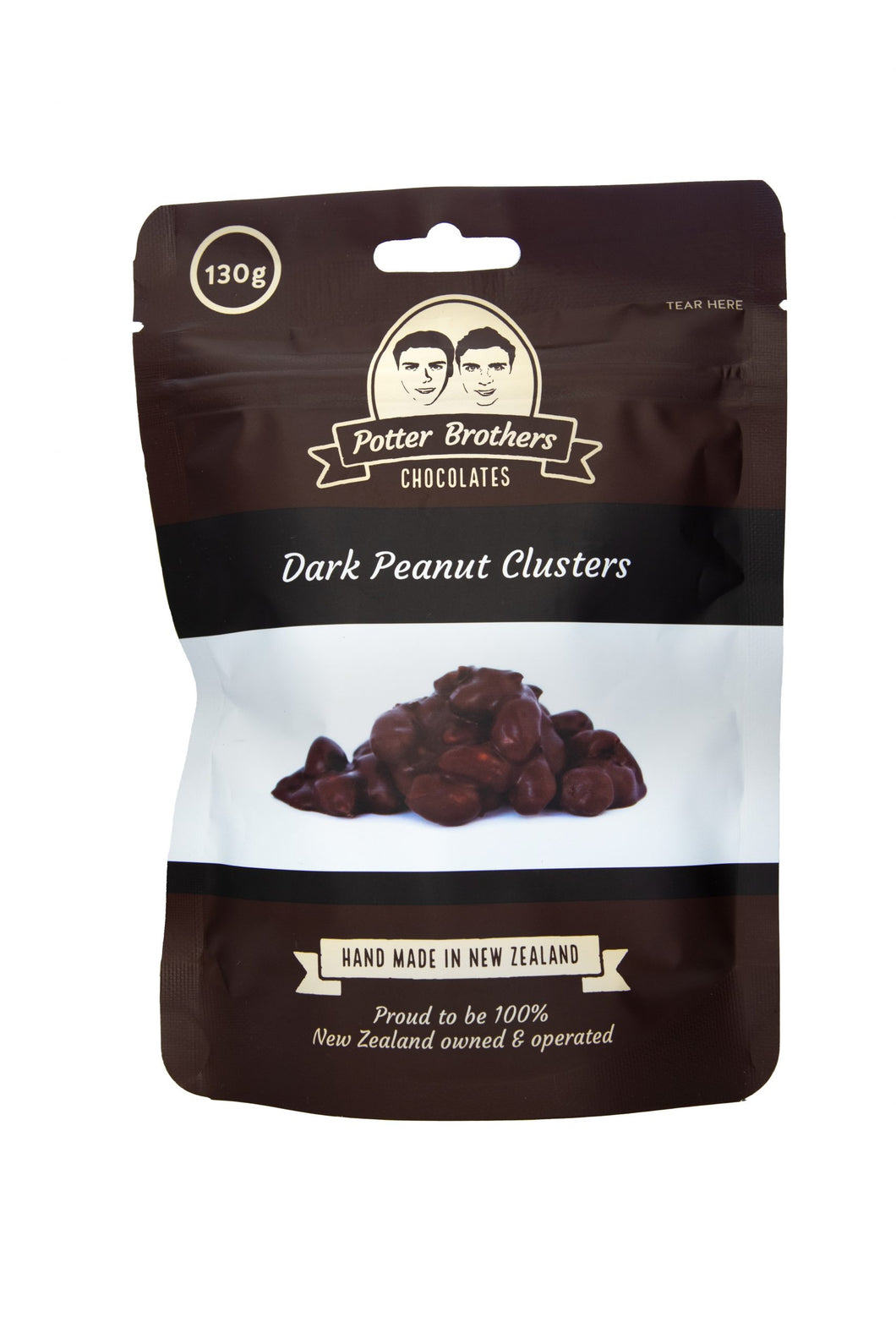 Potter Brothers Peanut Clusters In Dark Chocolate 130g