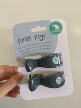Load image into Gallery viewer, All4Ella Pram Pegs - 2 pack - Choose your colour
