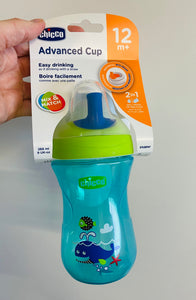 Chicco Anatomical Bite Proof Advanced Cup with Straw 12m+