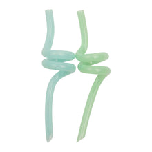 Load image into Gallery viewer, Little Woods Twirly Straws (2 pack) - Choose your colour
