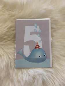 5 Year Old Birthday Card