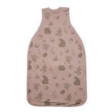 Load image into Gallery viewer, Merino Kids Duvet Weight &#39;Go Go Bag&#39; - Acorn Misty Rose - Size: 3-24 months &amp; 2-4 years
