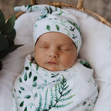 Load image into Gallery viewer, Snuggle Hunny Kids Baby Jersey Wrap &amp; Beanie Set - Enchanted
