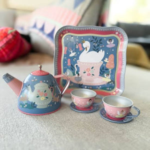Floss & Rock Tin Tea Set - Enchanted - 7 Piece
