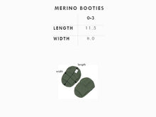 Load image into Gallery viewer, Babu Merino Wool Baby Booties - Choose Your Colour
