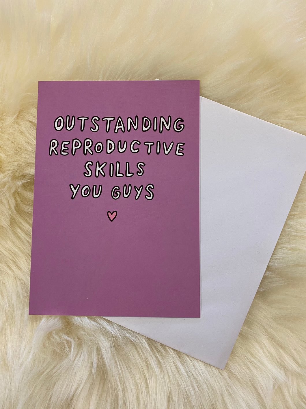 Outstanding Reproduction Skills You Guys Greeting Card