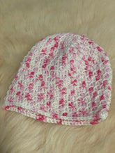Load image into Gallery viewer, Knitted Booties &amp; Beanies - Pink Speckled - Newborn
