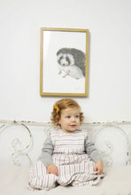 Load image into Gallery viewer, Merino Kids Duvet Weight Go Go Bag - Misty Rose Stripe
