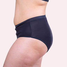 Load image into Gallery viewer, Love Luna Period Bamboo  Undies - Hi Waist Brief - Black - Size 22-24 ONE LEFT
