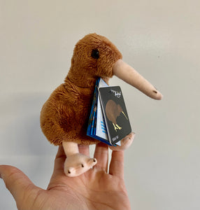Brown Kiwi Finger Puppet 12cm