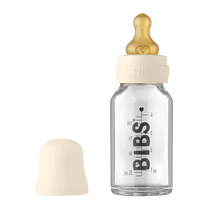 Load image into Gallery viewer, BIBS Baby Glass Bottle Complete Set 110ml - Ivory
