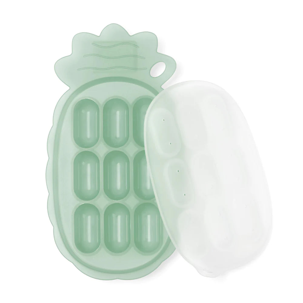 Haakaa Pineapple Silicone Nibble Tray (with Label Slot) - Choose your colour