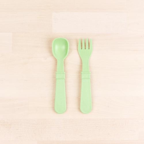 Re-Play Toddler Utensils - Forks & Spoons - Choose your colour