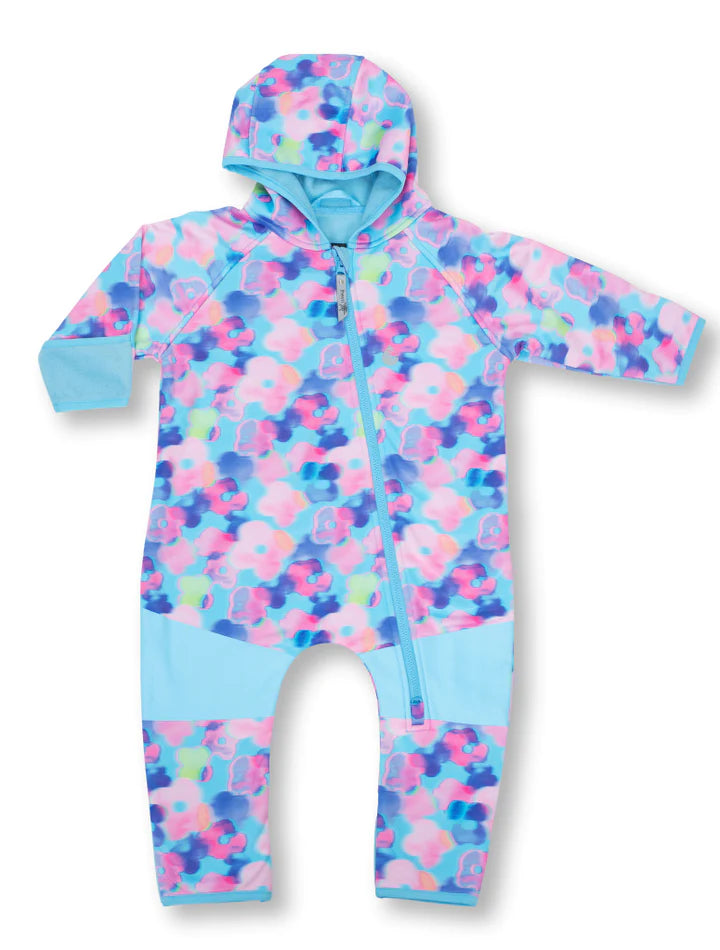 Therm All-Weather Fleece Onesie - Electric Floral