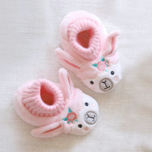 SnuggUps Non-Slip Slippers For Toddlers - Llama