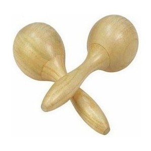 Natural Wooden Maraca – Babylove Ltd