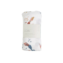 Load image into Gallery viewer, Little Unicorn Cotton Muslin Swaddle - Mermaid
