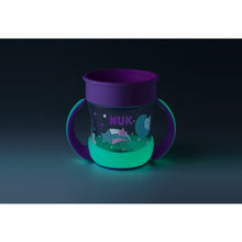 Load image into Gallery viewer, NUK Mini Magic Spillproof Cup 160ml GLOW IN THE DARK Night - Choose Your Colour
