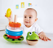 Load image into Gallery viewer, Hape Mr Frog Stacking Rings
