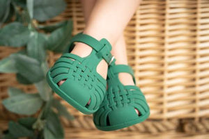 Classical Child Jelly Sandals - Myrtle Green