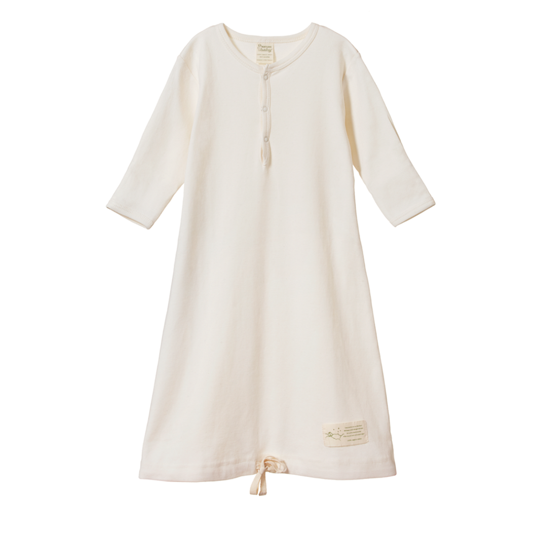 Nature Baby Sleeping Gown - Natural