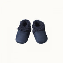 Load image into Gallery viewer, Nature Baby Lambskin Booties - Navy
