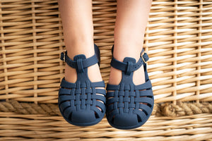 Classical Child Jelly Sandals - Navy Blue