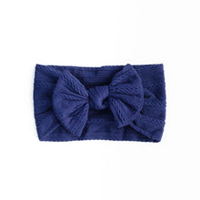 Load image into Gallery viewer, Mod &amp; Tod Cable Bow Headband - Navy
